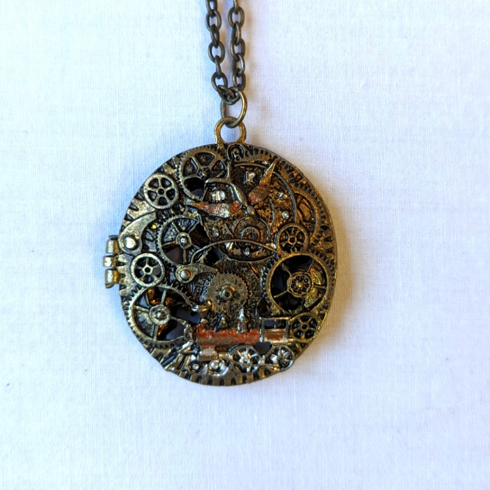 Steampunk Locket Necklace